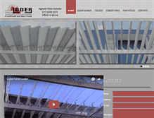 Tablet Screenshot of coberturasluder.com.br